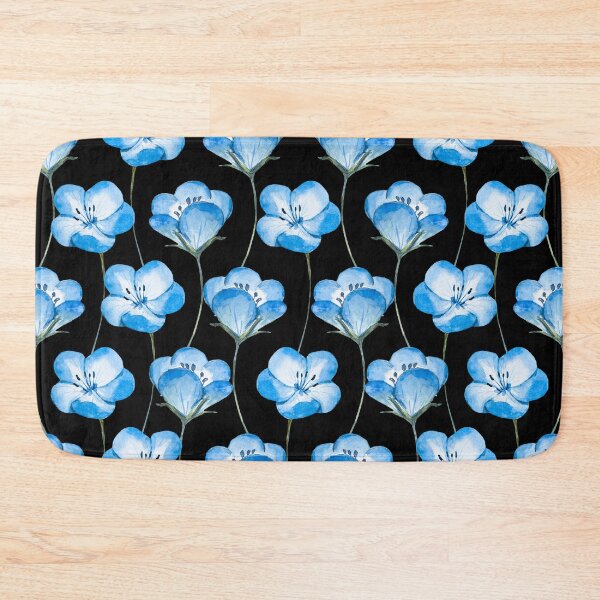 Item preview, Blue Flower Pattern designed and sold by YOYOCollection.