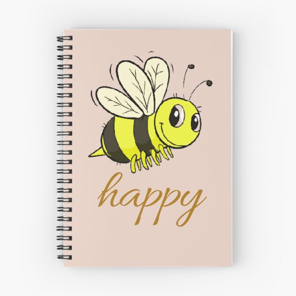Item preview, Bee happy designed and sold by WORDtoARTwork.