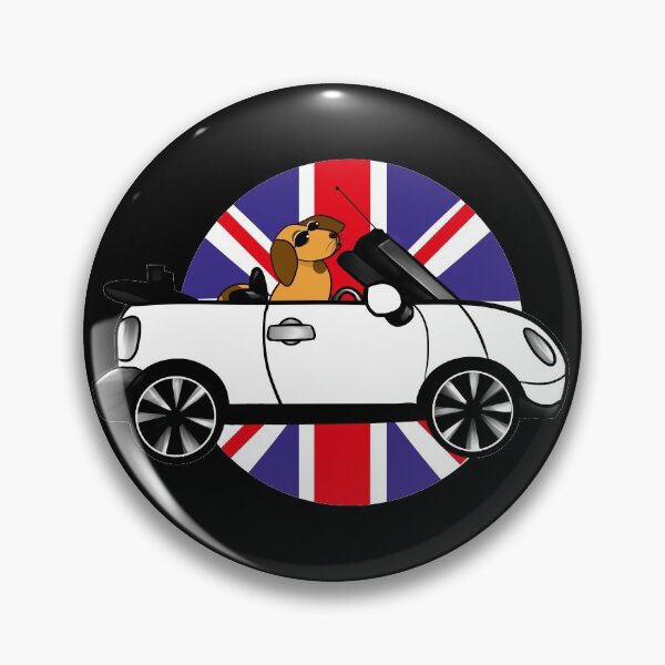 Item preview, BEEP BEEP Mini and dog, england flag  designed and sold by BeccaKenDesigns.