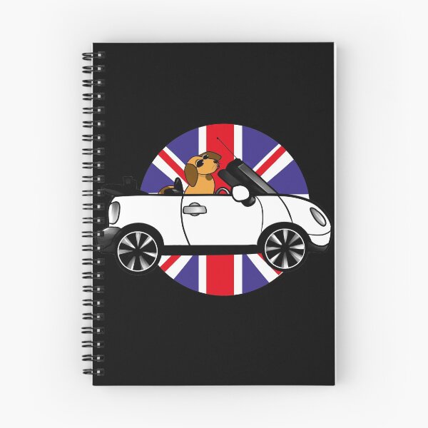Item preview, BEEP BEEP Mini and dog, england flag  designed and sold by BeccaKenDesigns.
