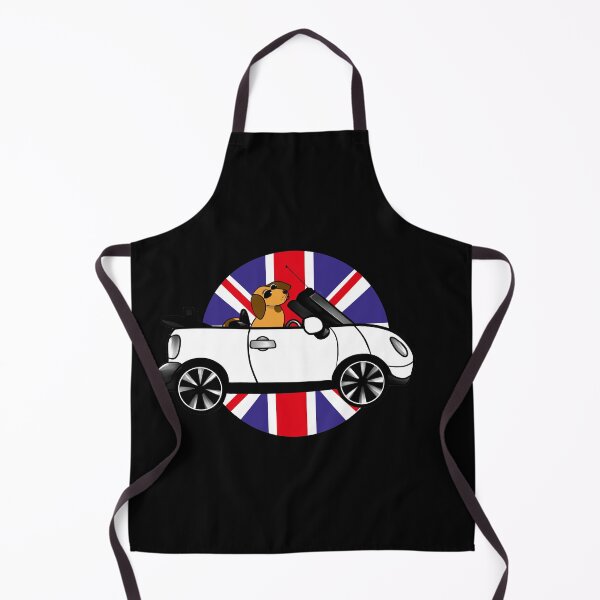 Item preview, BEEP BEEP Mini and dog, england flag designed and sold by BeccaKenDesigns.