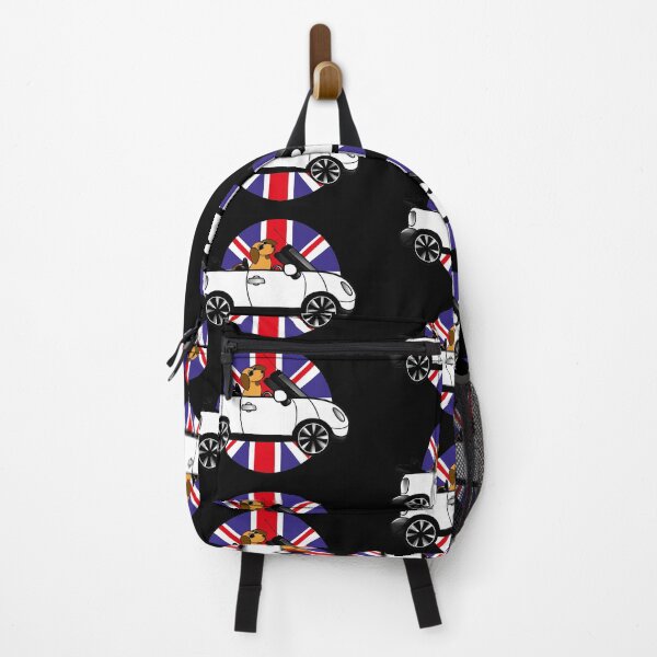Item preview, BEEP BEEP Mini and dog, england flag designed and sold by BeccaKenDesigns.