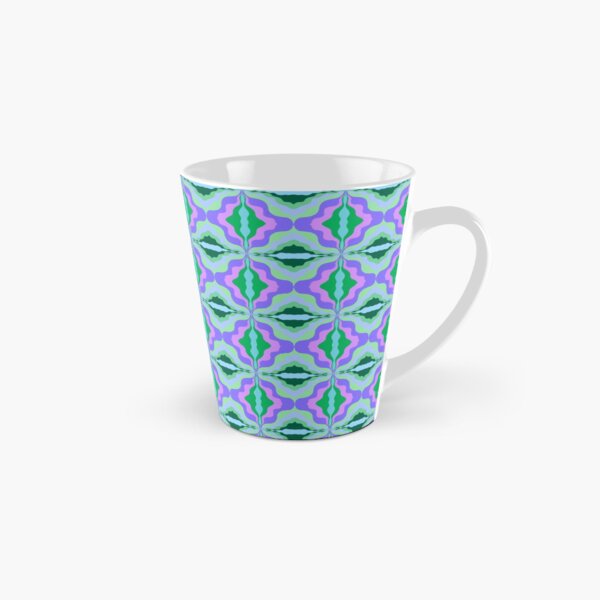 Green Groovy Waves Tall Mug