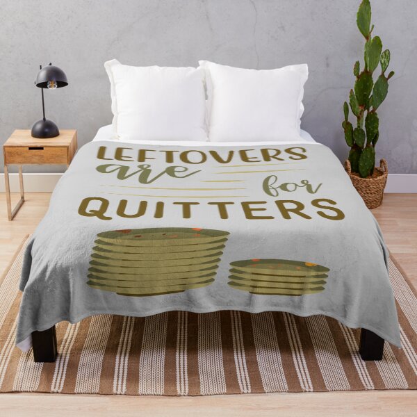 Item preview, Leftovers Are For Quitters | Pile Of Dirty Dishes | Funny Foodie Quotes designed and sold by DrawingBoard.
