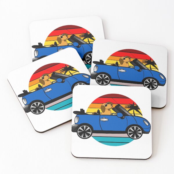 Item preview, BEEP BEEP Mini and dog, paradise designed and sold by BeccaKenDesigns.