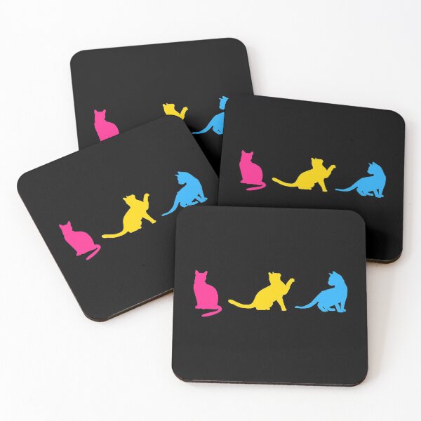 Item preview, Pan Cats. Pansexual Pride designed and sold by Subtle Pride Shop.