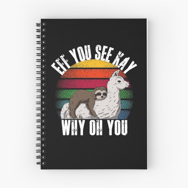 Item preview, Eff You See Kay Why Oh You - funny Sloth & Llama design designed and sold by HROC.