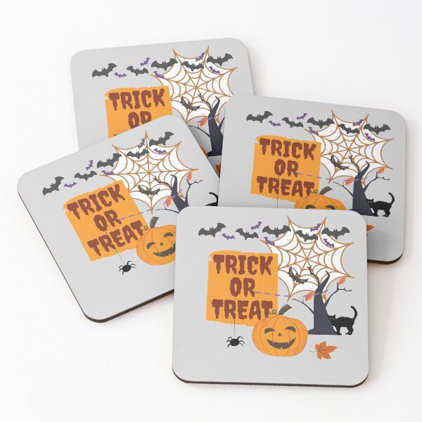 Item preview, "TRICK AND TREAT" Vantage spooky Halloween   designed and sold by Skylerdiaries.