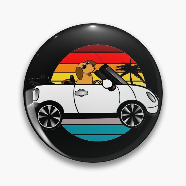Item preview, BEEP BEEP Mini and dog, paradise designed and sold by BeccaKenDesigns.