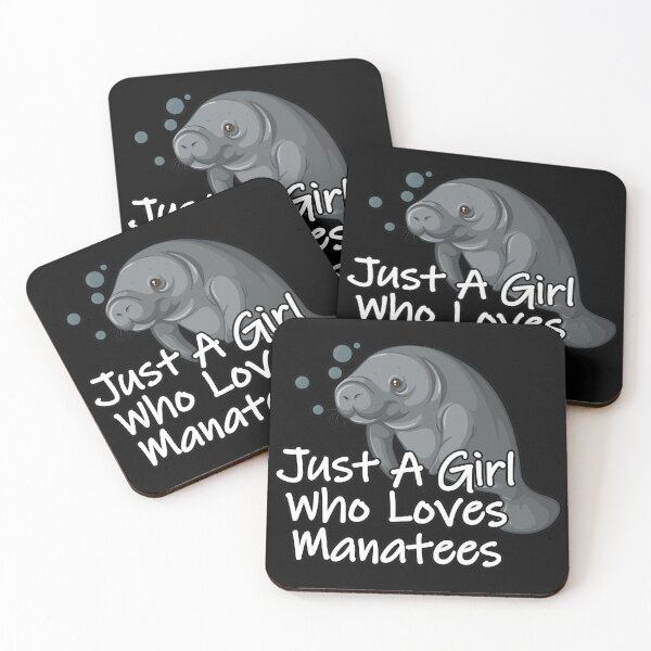 Item preview, Just A Girl Who Loves Manatees designed and sold by NuarzDesign.