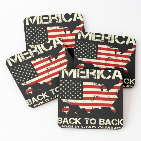 Item preview, M.e.r.i.c.a Back to Back World War Champions Gift Halloween Day, Thanksgiving, Christmas Day designed and sold by PhilippHeld.