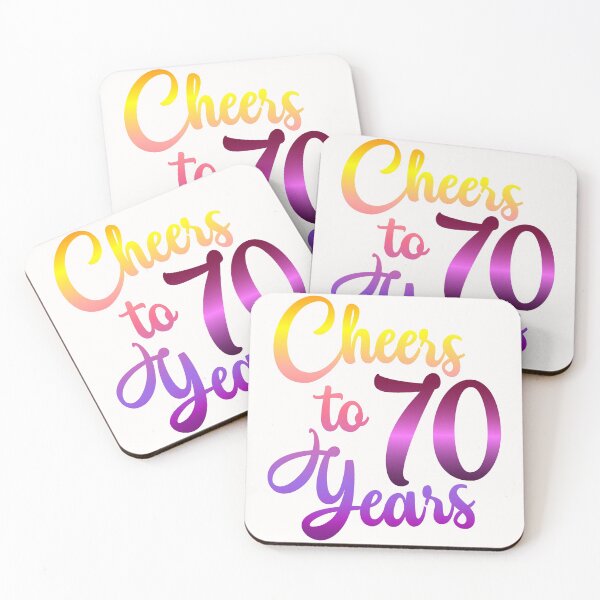 Item preview, Cheer Seventy Year Invitation 70th Birthday  designed and sold by Hanna Kovalchuk.