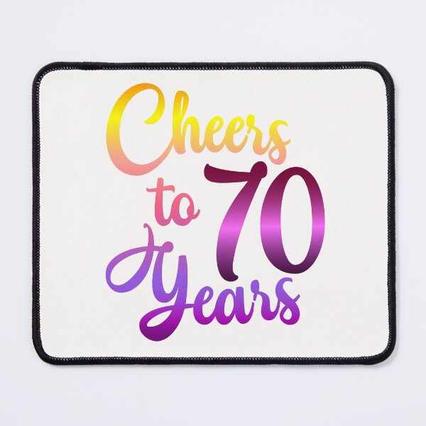 Item preview, Cheer Seventy Year Invitation 70th Birthday  designed and sold by Hanna Kovalchuk.