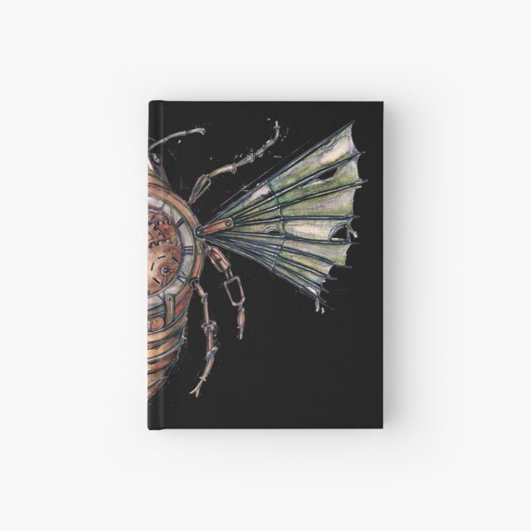 Steampunk Bee Hardcover Journal