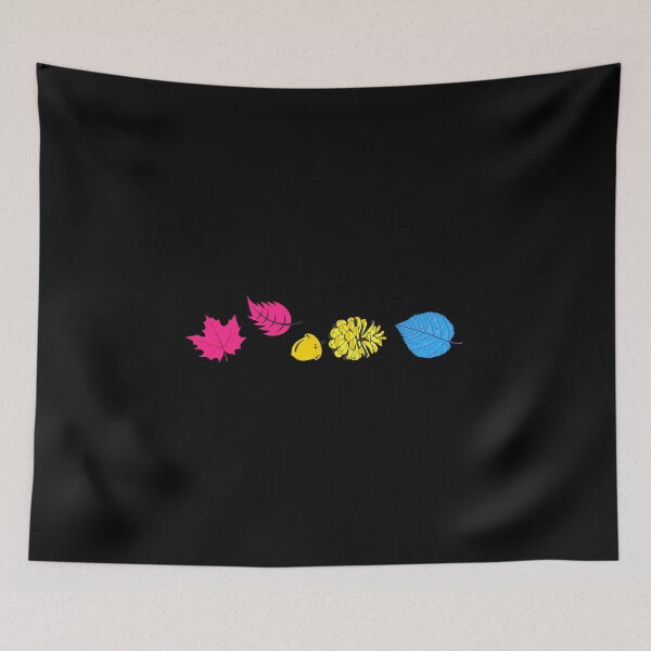 Item preview, Fall Autumn Thanksgiving Leaves. Pansexual Pride designed and sold by Subtle Pride Shop.