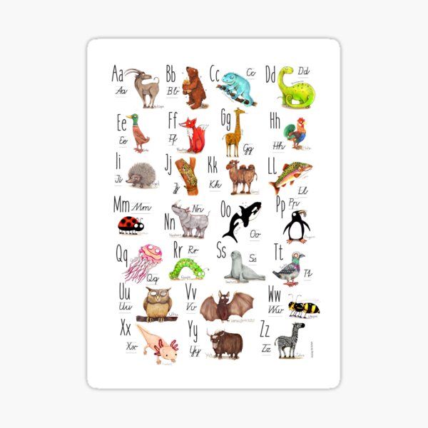 Animal Alphabet German Gifts & Merchandise for Sale | Redbubble Animal Alphabet German Gifts & Merchandise for Sale | Redbubble