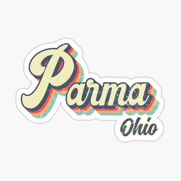 Item preview, Parma City Ohio Retro Vintage 70s rainbow designed and sold by Teelogic.
