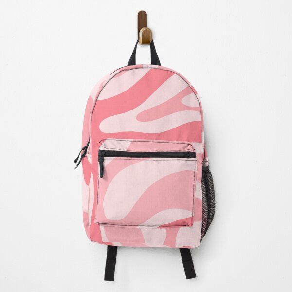 Item preview, Modern Retro Liquid Swirl Abstract in Pastel Pink Blush designed and sold by kierkegaard.