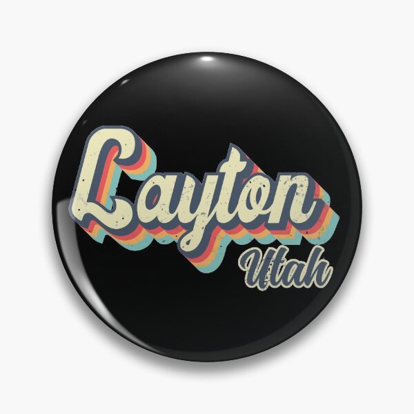Item preview, Layton City Utah Retro Vintage 70s rainbow designed and sold by Teelogic.