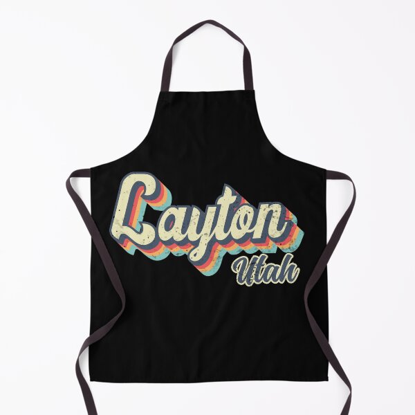 Item preview, Layton City Utah Retro Vintage 70s rainbow designed and sold by Teelogic.