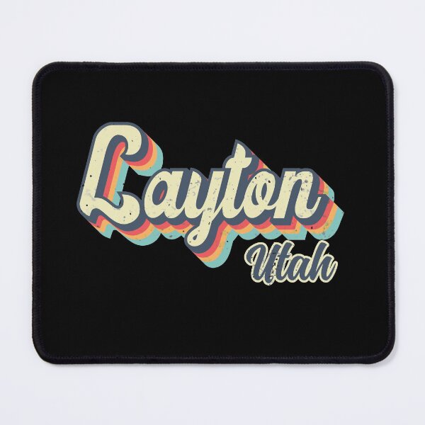 Item preview, Layton City Utah Retro Vintage 70s rainbow designed and sold by Teelogic.