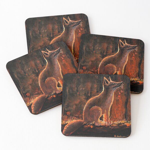 Item preview, Fox in the evening light designed and sold by thelowerdreams.