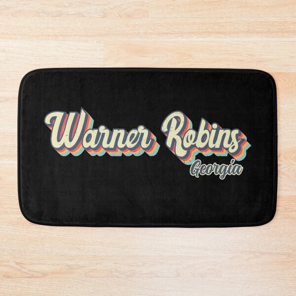 Item preview, Warner Robins City Georgia Retro Vintage 70s rainbow designed and sold by Teelogic.
