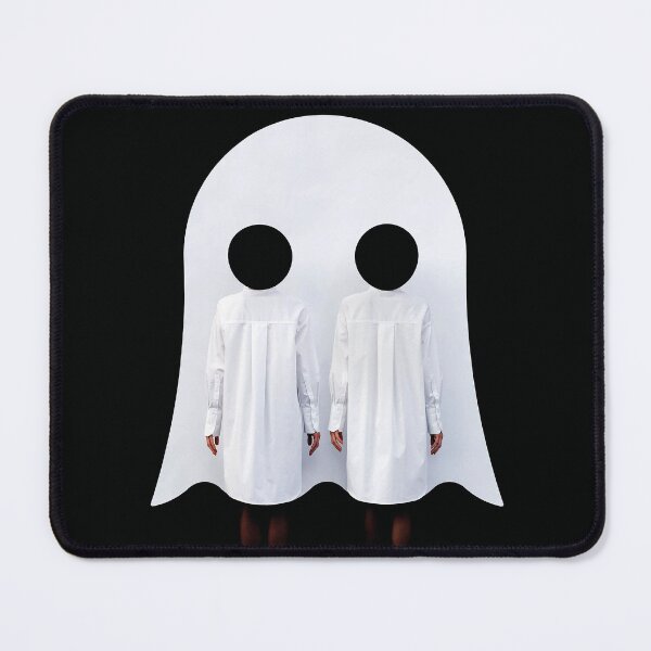 Item preview, Halloween Fashion Art Ghost Two Girls with Black Stylish Hat designed and sold by elhefe.