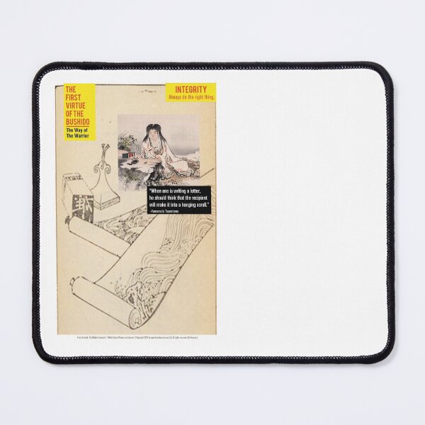 Item preview, The First Virtue of the Bushido – INTEGRITY designed and sold by TheArtBarCafe.