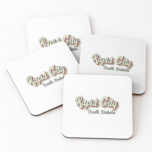 Item preview, Rapid City South Dakota Retro Vintage 70s rainbow designed and sold by Teelogic.