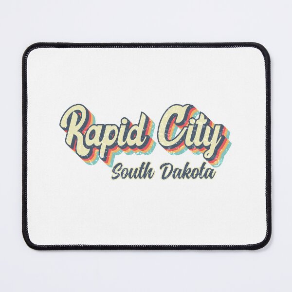 Item preview, Rapid City South Dakota Retro Vintage 70s rainbow designed and sold by Teelogic.