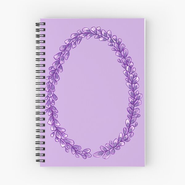 Item preview, Lavender Letter O Hand Drawn in Watercolor and Ink designed and sold by EndlessDoodles.