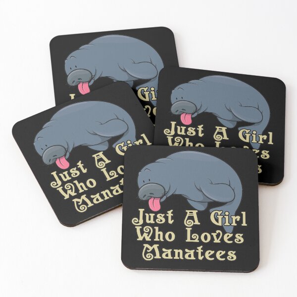 Item preview, Just A Girl Who Loves Manatees designed and sold by NuarzDesign.
