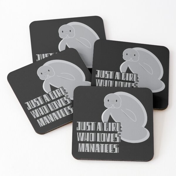 Item preview, Just A Girl Who Loves Manatees designed and sold by NuarzDesign.