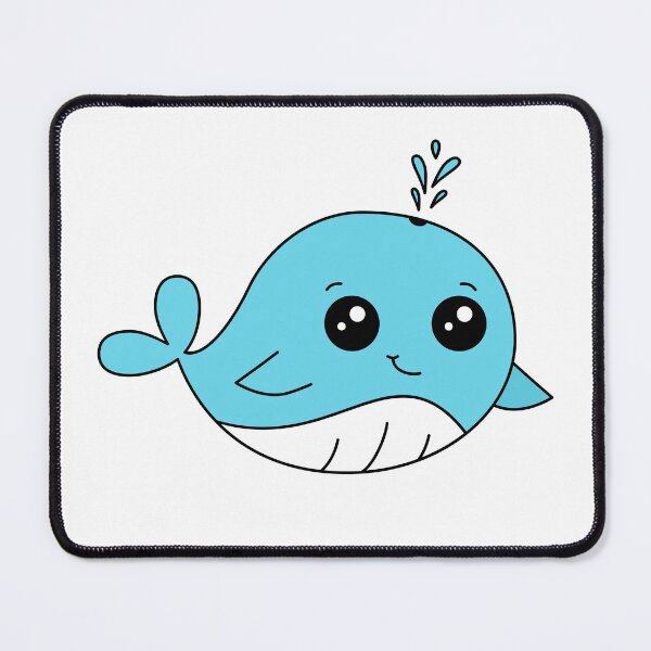 Item preview, Cute baby whale in Kawaii style.  designed and sold by TashaVector.