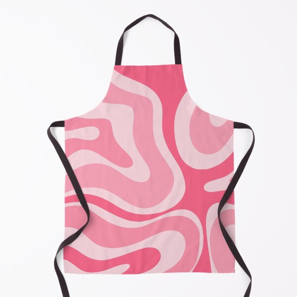 Item preview, Modern Retro Liquid Swirl Abstract Pattern in Candy Pink designed and sold by kierkegaard.