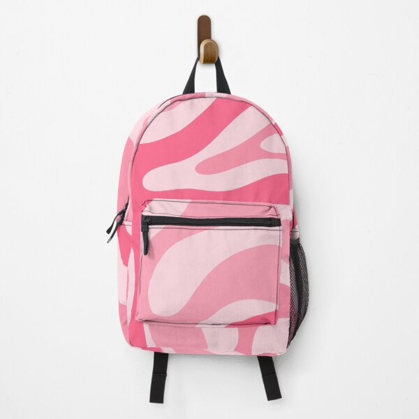 Item preview, Modern Retro Liquid Swirl Abstract Pattern in Candy Pink designed and sold by kierkegaard.