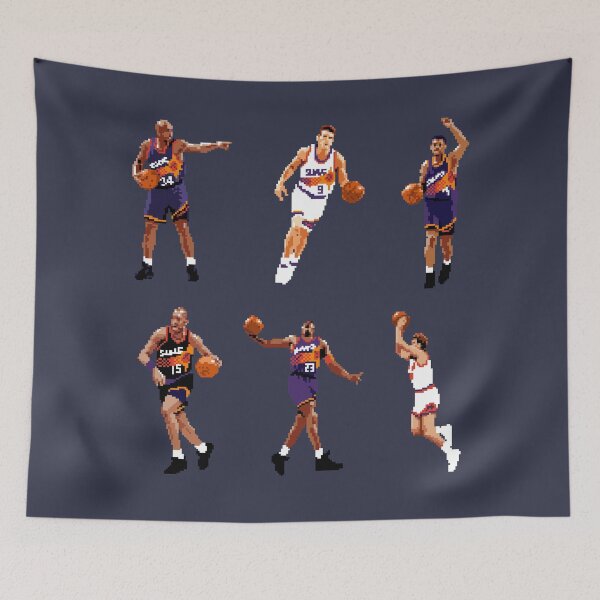 Item preview, Phoenix Legends 90s Sticker Collection (Charles Barkley, Kevin Johnson, Dan Majerle, Danny Manning, Cedric Ceballos, Tom Chambers) Qiangy designed and sold by qiangdade.