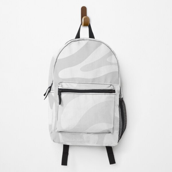 Item preview, Modern Retro Liquid Swirl Abstract in Pale Grey designed and sold by kierkegaard.