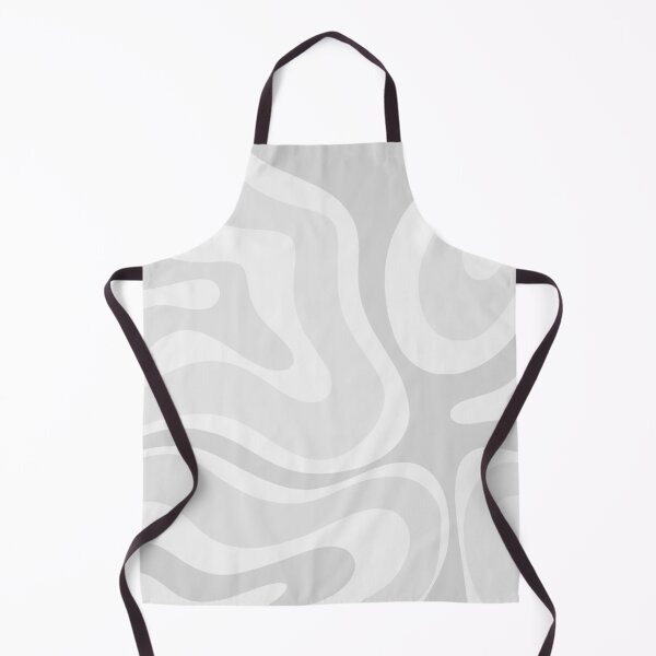Item preview, Modern Retro Liquid Swirl Abstract in Pale Grey designed and sold by kierkegaard.