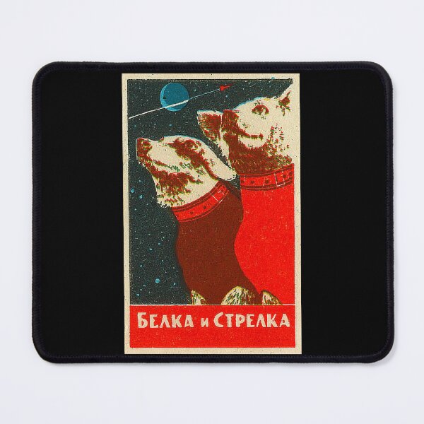 Item preview, USSR Space Dogs Laika designed and sold by iconikit.