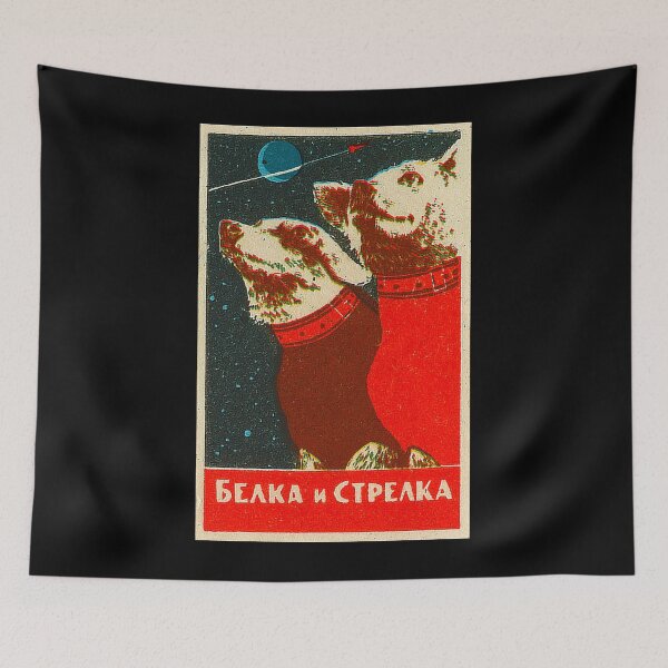 Item preview, USSR Space Dogs Laika designed and sold by iconikit.