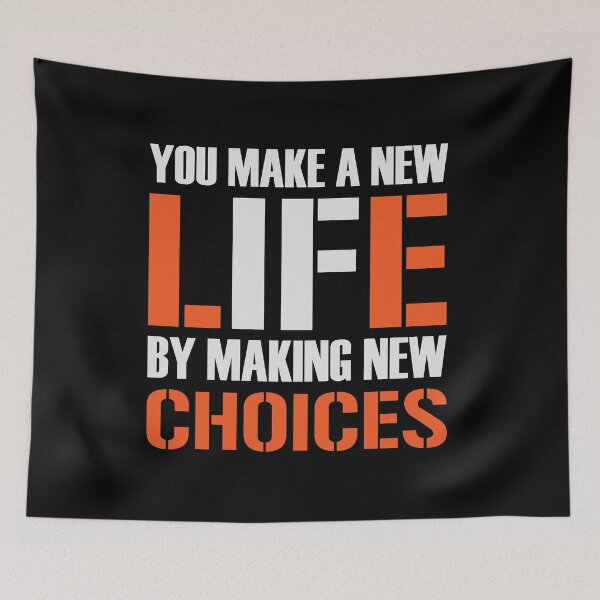 Item preview, you make new life by making new choices - life designed and sold by cruzzcreation.