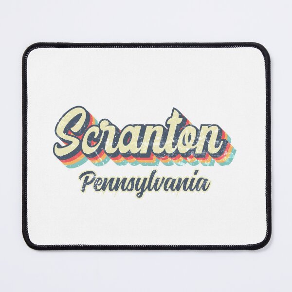 Item preview, Scranton City Pennsylvania Retro Vintage 70s rainbow designed and sold by Teelogic.