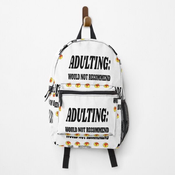 Item preview, Adulting: Would Not Recommend. Five thumbs Down designed and sold by TJHstudio.
