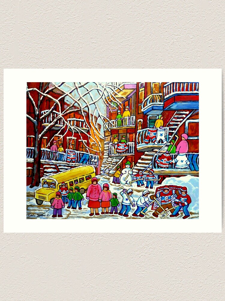 Plateau Montreal Street Scene Jigsaw Puzzle by Carole Spandau - Pixels