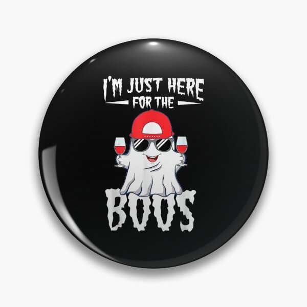 Item preview, I'm Just Here For the Boos, Scary Halloween Ghost Appareal  designed and sold by GodivaShop.