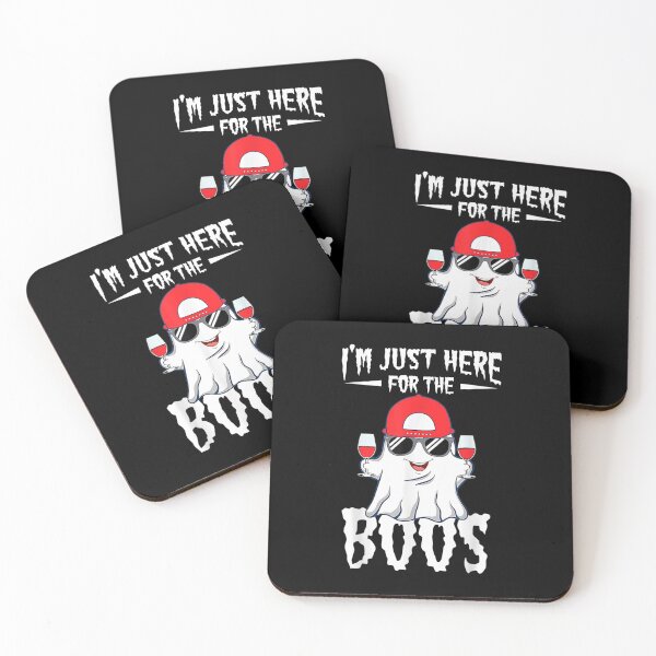 Item preview, I'm Just Here For the Boos, Scary Halloween Ghost Appareal  designed and sold by GodivaShop.