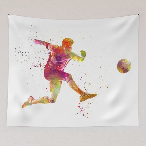 Item preview, man soccer football player designed and sold by paulrommer.