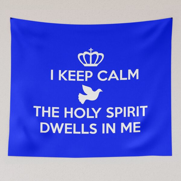 Item preview, I keep calm, the Holy Spirit dwells in me designed and sold by Warih.